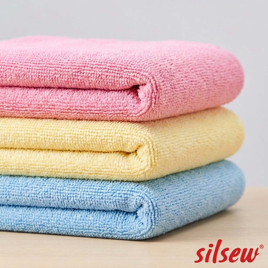 Silsew 3’lü Mikrofiber Sihirli  Temizlik Bezi 40x60 cm – Süper Emici Asorti Renk