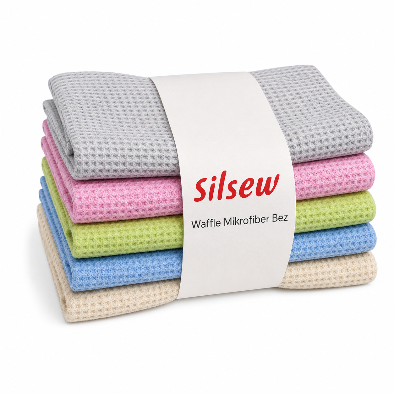 Silsew Waffle Dokulu Mikrofiber Temizlik Bezi