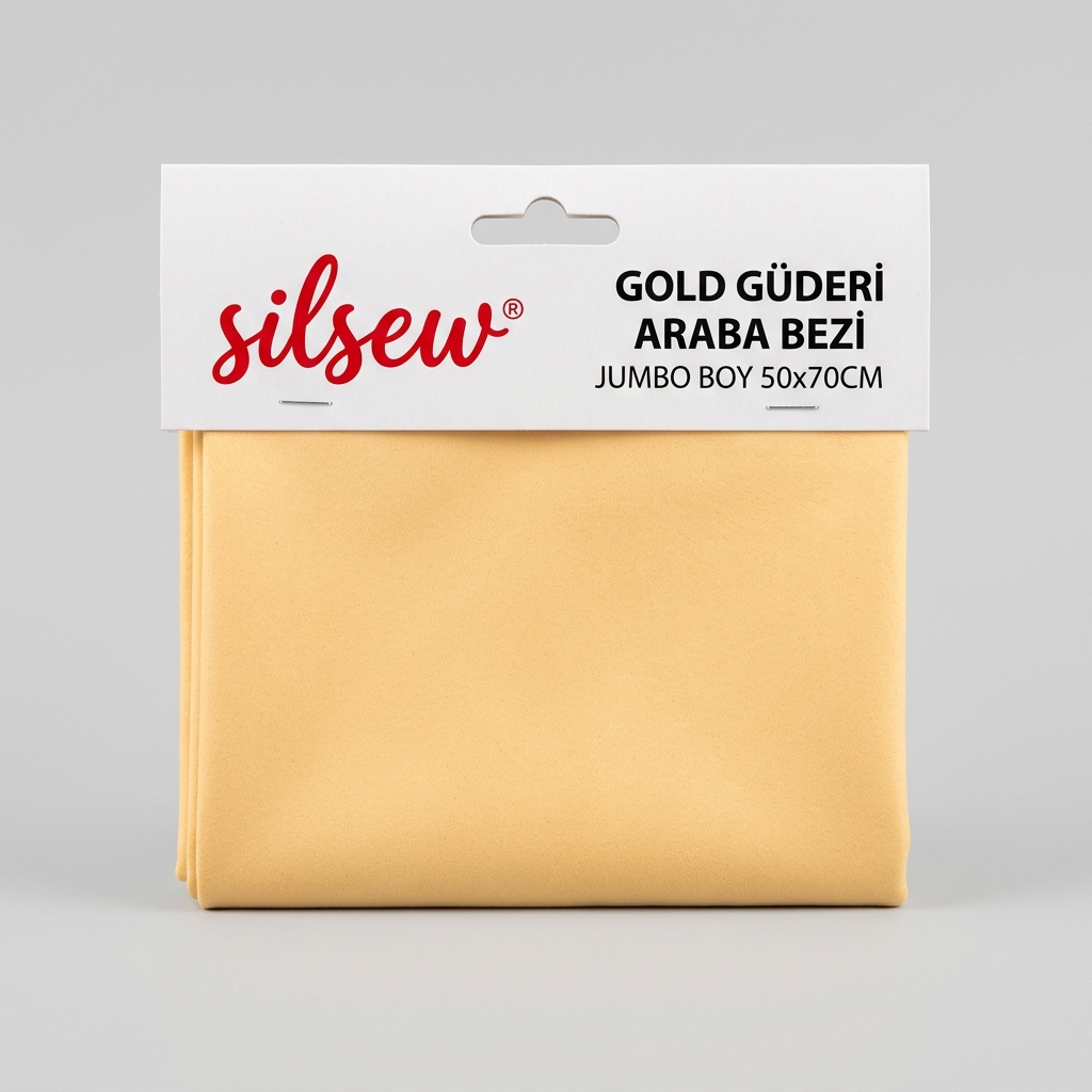 Silsew Gold Güderi Jumbo Boy Araba Bezi 50x70 cm 2’li Paket