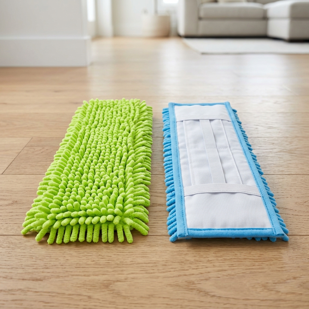 Silsew 2'li Set 40 Cm Mikrofiber Makarna Mop Yedek Bezi – Renkli Chenille Yedek Başlık
